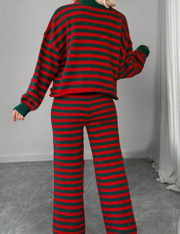 Compleu SHEIN, verde/rosu