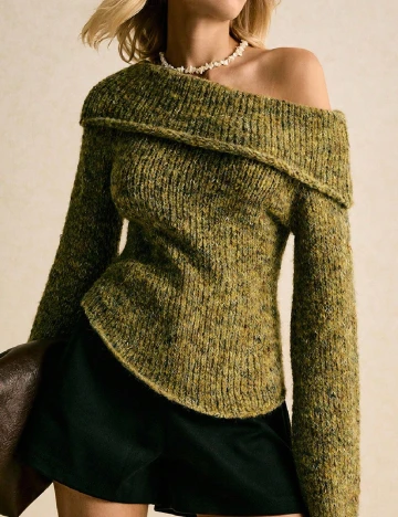 Pulover SHEIN, verde