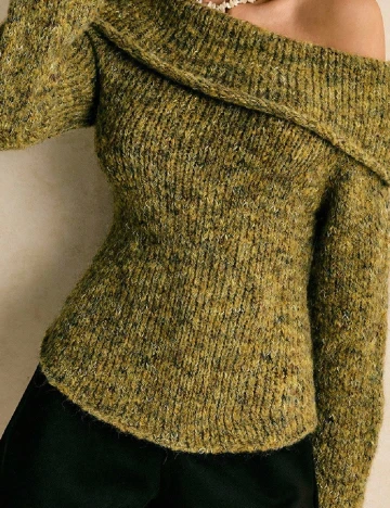 Pulover SHEIN, verde