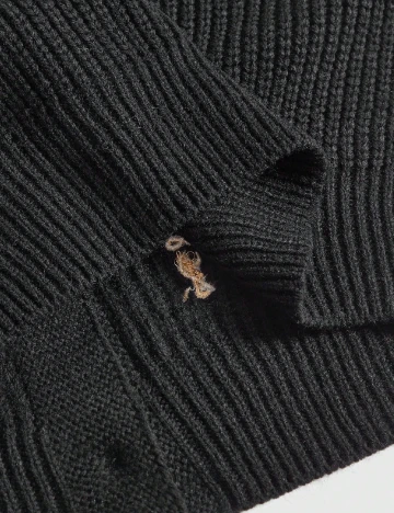 Cardigan Romwe, negru