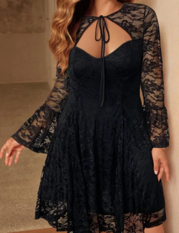 Rochie scurta SHEIN CURVE, negru