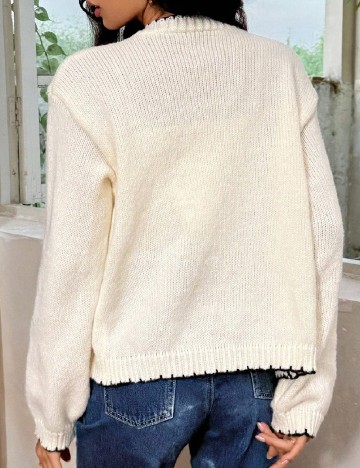 Cardigan SHEIN, ecru