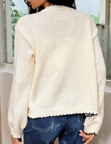 Cardigan SHEIN, ecru