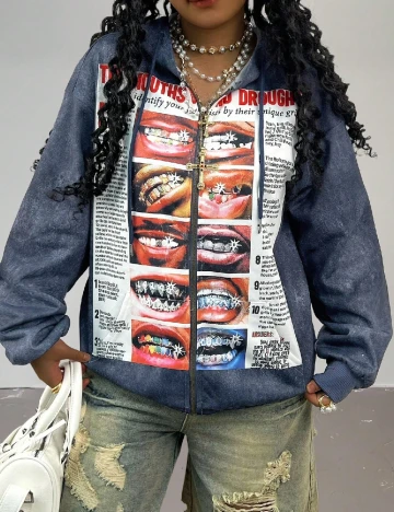 Hanorac SHEIN, mix culori