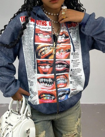 Hanorac SHEIN, mix culori