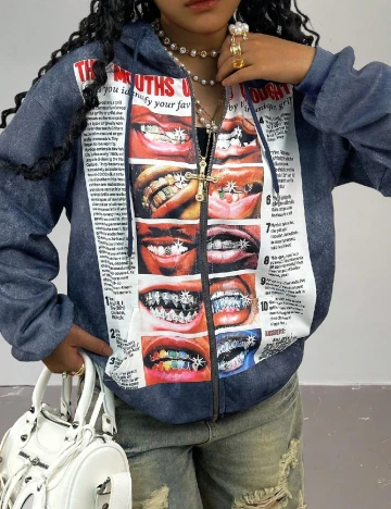 Hanorac SHEIN, mix culori