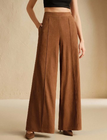 Pantaloni SHEIN, maro