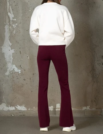 Pantaloni Sinsay, visiniu