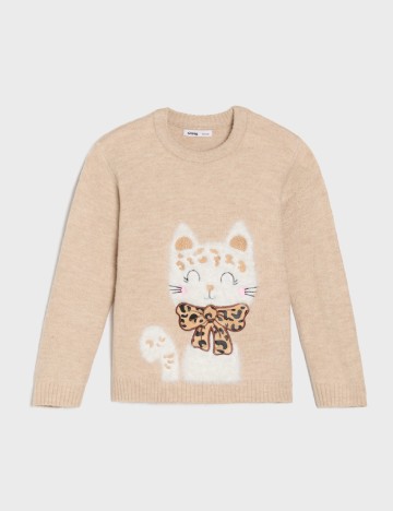 Pulover Sinsay, crem