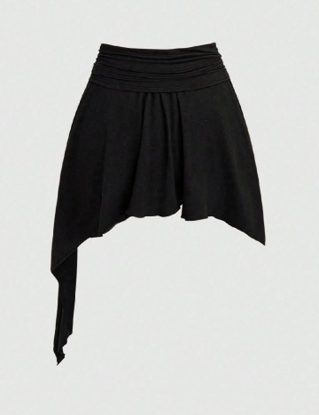 Fusta SHEIN CURVE, negru