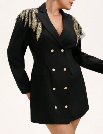 Rochie scurta SHEIN CURVE, negru