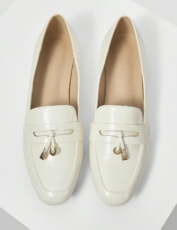Mocasini MOTF, ecru