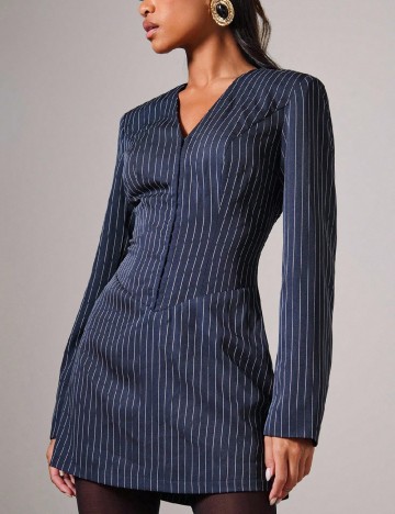 Rochie scurta Cosmina, bleumarin