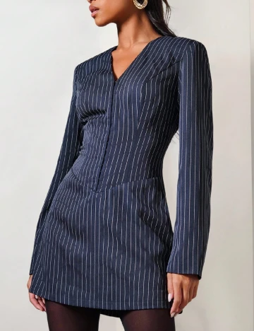 Rochie scurta Cosmina, bleumarin