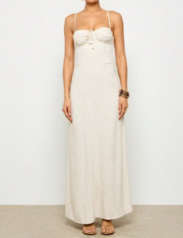 
						Rochie lunga AiiRZ, bej