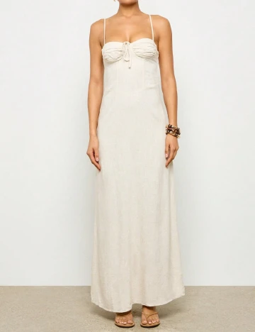 Rochie lunga AiiRZ, bej