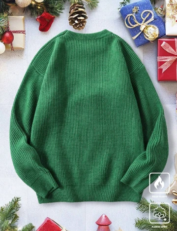 Pulover SHEIN, verde