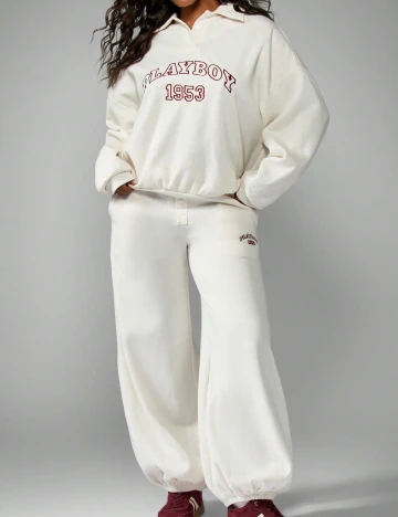 Pantaloni Missguided, ecru