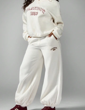 Pantaloni Missguided, ecru