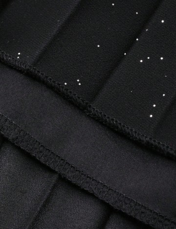 Rochie medie Dazy, negru/alb