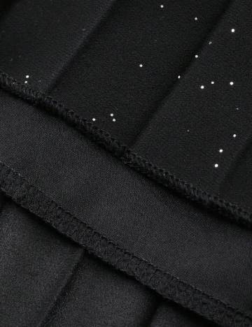 Rochie medie Dazy, negru/alb