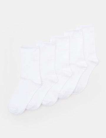 Set sosete 5 perechi Sinsay, alb