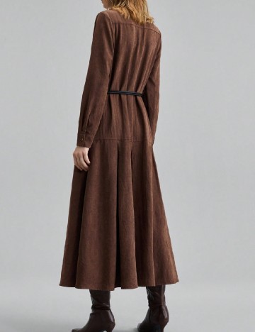 Rochie medie Ontre, maro