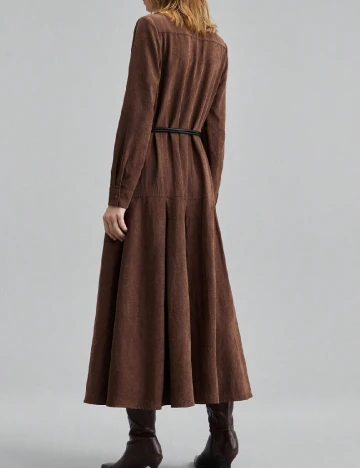 Rochie medie Ontre, maro