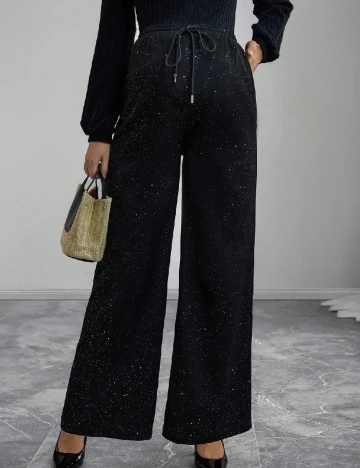 Lant pentru pantaloni SHEIN Maternity, negru