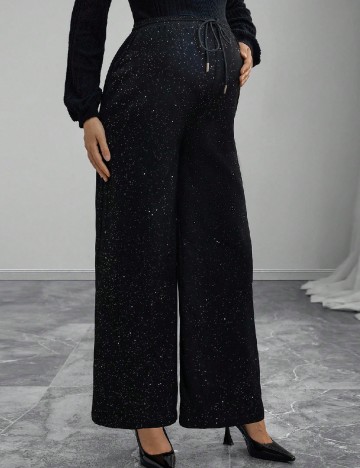 Lant pentru pantaloni SHEIN Maternity, negru