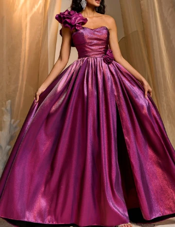 Rochie lunga SHEIN, magenta