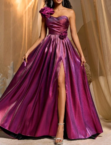 Rochie lunga SHEIN, magenta