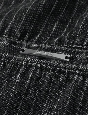 Pantaloni SHEIN Plus Size Men, gri inchis