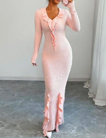 Rochie lunga SHEIN, roz