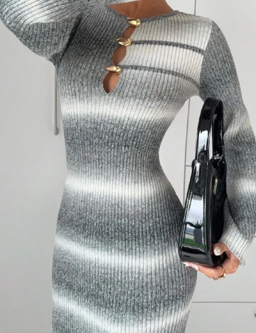 Rochie lunga SHEIN, gri