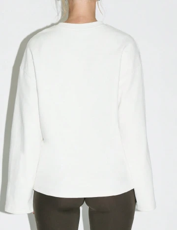 Bluza Oversize KIZN, alb