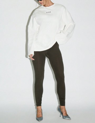 Bluza Oversize KIZN, alb