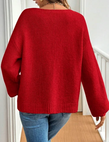 Cardigan SHEIN, rosu