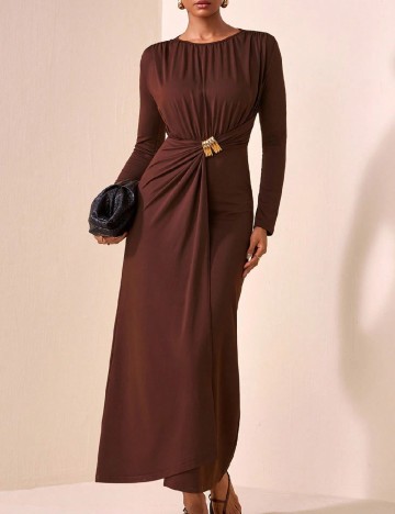 
						Rochie lunga SHEIN, maro