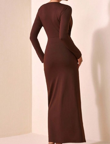 Rochie lunga SHEIN, maro