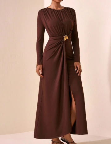 Rochie lunga SHEIN, maro