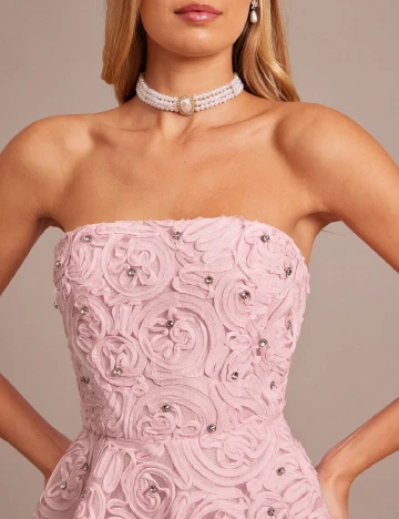 Rochie scurta SHEIN, roz