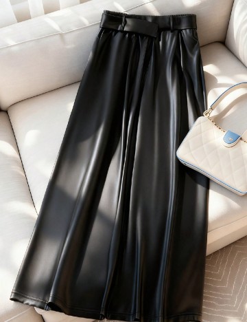 Fusta SHEIN CURVE, negru