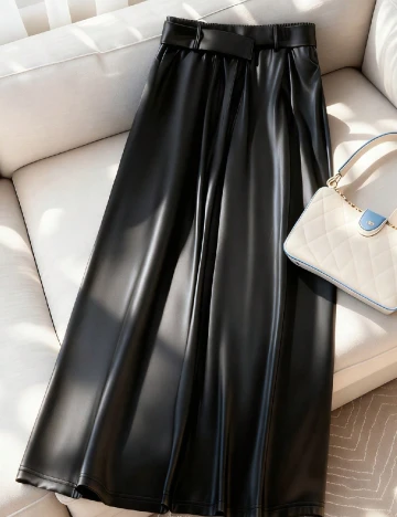 Fusta SHEIN CURVE, negru