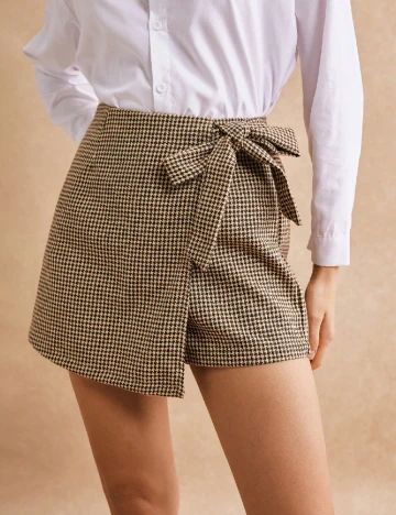 Fusta pantalon SHEIN, maro