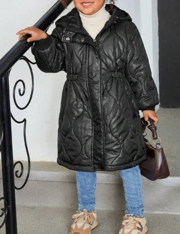 Geaca Shein Kids, negru