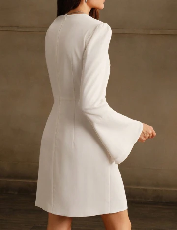 Rochie scurta Anewsta, alb