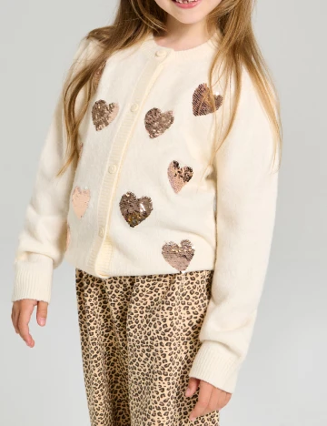 Cardigan Sinsay, alb