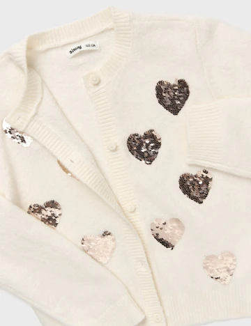 Cardigan Sinsay, alb