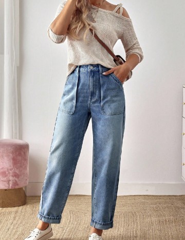 Blugi SHEIN, albastru